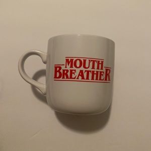 Stranger Things Mug | Mouth Breather | Urban Outfitters Home | MAKE ME AN OFFER